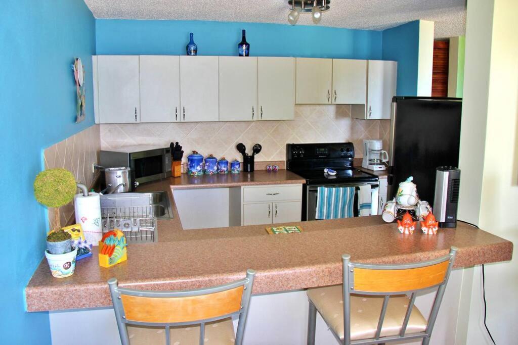 Summer All Year! Oceanfront With Pool A/C Aguadilla Luaran gambar