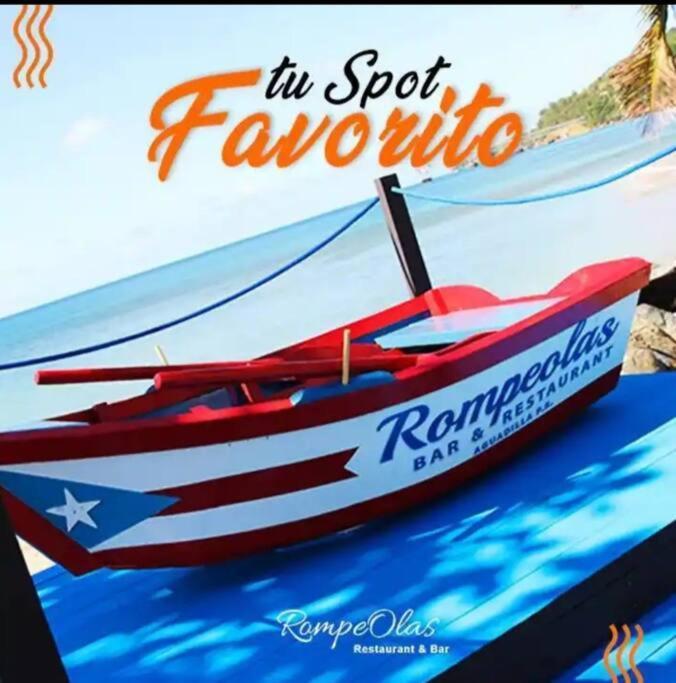 Summer All Year! Oceanfront With Pool A/C Aguadilla Luaran gambar
